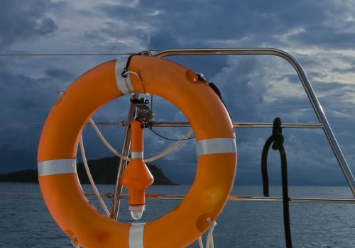 Testing Safety Equipment on Board the Boat